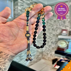 Özel Usta İşçilikli Trabzon Kazazlı Ateş Kehribar Tesbih Ak1859