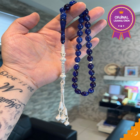 Özel Usta İşçilikli Trabzon Kazazlı Ateş Kehribar Tesbih Ak1815,Ateş Kehribar Tesbih