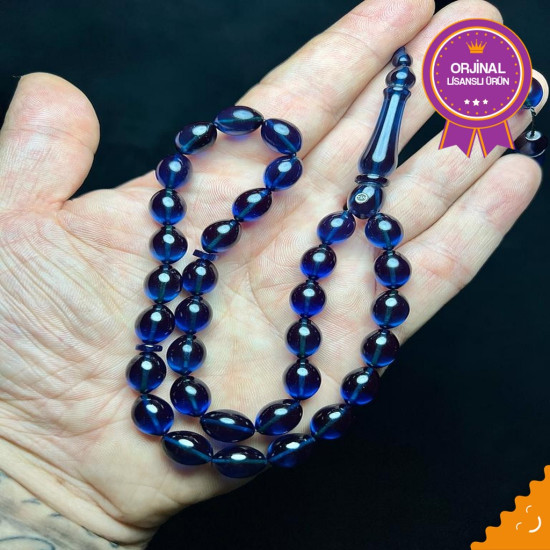 Özel Usta İşçilikli Sistemli Ateş Kehribar Tesbih Ak1829,Ateş Kehribar Tesbih