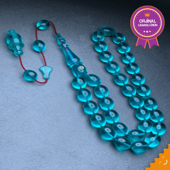 Özel Usta İşçilikli Sistemli Ateş Kehribar Tesbih Ak1774,Ateş Kehribar Tesbih