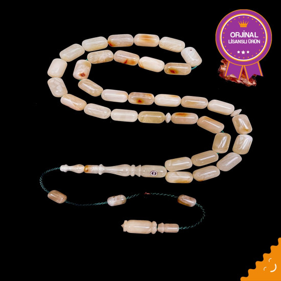 Özel Usta İşçilikli Sistemli Damla Kehribar Tesbih Bna462,Damla Kehribar Tesbih