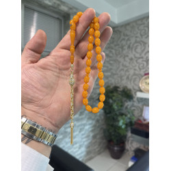 Özel Püskül Takımlı Zar Kehribar Tesbih Zk310