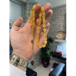 Özel Püskül Takımlı Zar Kehribar Tesbih Zk311