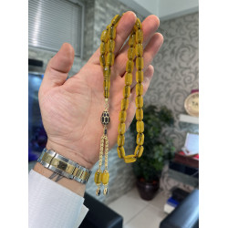 Özel Püskül Takımlı Zar Kehribar Tesbih Zk318