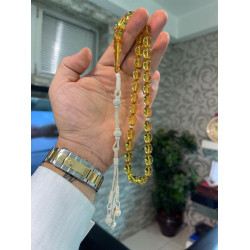 Özel Usta İşlikli Trabzon Kazazlı Zar Kehribar Tesbih Zk323