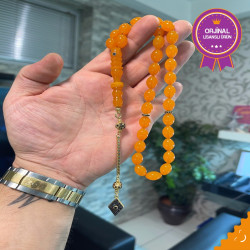 Özel Püskül Takımlı Zar Kehribar Tesbih Zk258