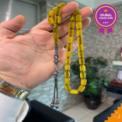 Özel Usta İşçilikli Trabzon Kazazlı Zar Kehribar Tesbih Zk296