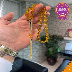 Özel Püskül Takımlı Zar Kehribar Tesbih Zk276