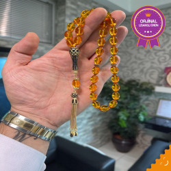 Özel Püskül Takımlı Zar Kehribar Tesbih Zk280