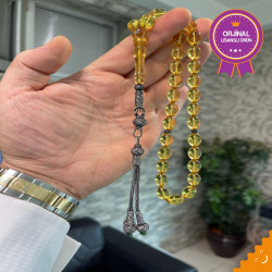 Özel Usta İşçilikli Trabzon Kazazlı Zar Kehribar Tesbih Zk288