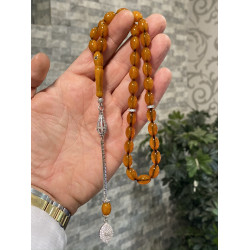 Özel Püskül Takımlı Zar Kehribar Tesbih Zk190