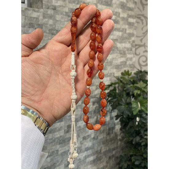 Özel Usta İşçilikli Trabzon Kazazlı Katalin Tesbih Oc328,Katalin Tesbih