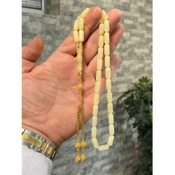 Özel Püskül Takımlı Damla Kehribar Tesbih Bna292