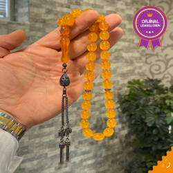 Özel Püskül Takımlı Zar Kehribar Tesbih Zk192