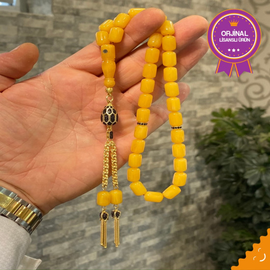 Özel Püskül Takımlı Zar Kehribar Tesbih Zk193,Zar Kehribar Tesbih