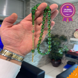 Özel Püskül Takımlı Ateş Kehribar Tesbih Ak1636