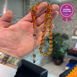 Özel Püskül Takımlı Zar Kehribar Tesbih Zk303