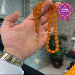 Özel Püskül Takımlı Zar Kehribar Tesbih Zk305