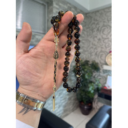 Özel Püskül Takımlı Damla Kehribar Tesbih Bna407