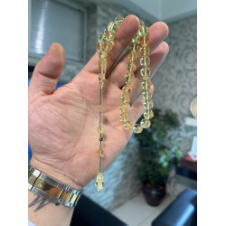 Özel Usta İşçilikli Sistemli Damla Kehribar Tesbih Bna409