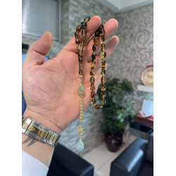 Özel Püskül Takımlı Damla Kehribar Tesbih Bna402