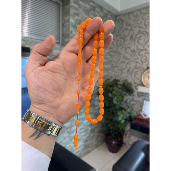 Özel Usta İşçilikli Sistemli Sıkma Kehribar Tesbih Skt69,Sıkma Kehribar Tesbih