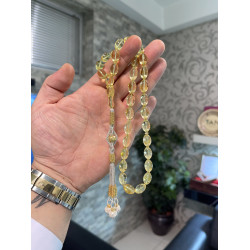 Özel Usta İşçilikli Trabzon Kazazlı Damla Kehribar Tesbih Bna406