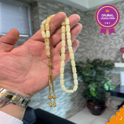 Özel Püskül Takımlı Damla Kehribar Tesbih Bna354