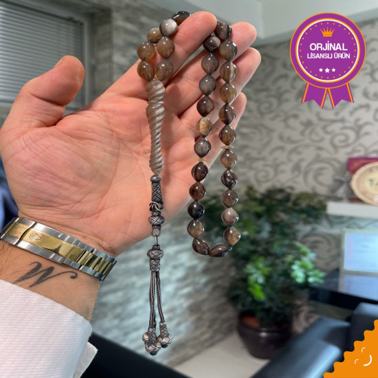 Özel Usta İşçilikli Trabzon Kazazlı Bufalo Boynuzu Tesbih Bb4,Hayvansal Tesbih Tesbih