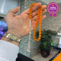 Özel Usta İşçilikli Trabzon Kazazlı Zar Kehribar Tesbih Zk265