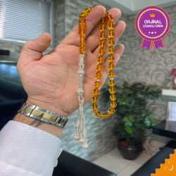 Özel Usta İşçilikli Trabzon Kazazlı Zar Kehribar Tesbih Zk266