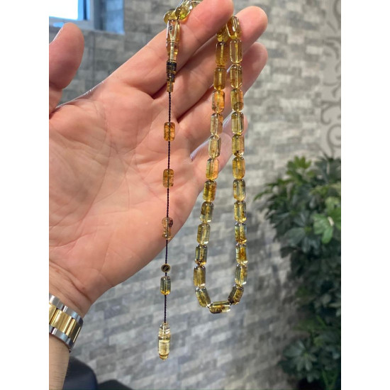 Özel Usta İşçilikli Sistemli Damla Kehribar Tesbih,Damla Kehribar Tesbih