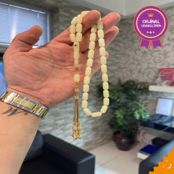 Özel Püskül Takımlı Damla Kehribar Tesbih Bna339