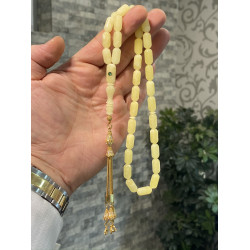 Özel Püskül Takımlı Damla Kehribar Tesbih Bna315