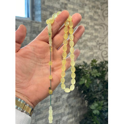 Özel Usta İşçilikli Sistemli Damla Kehribar Tesbih