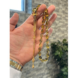 Özel Usta İşçilikli Damla Kehribar Tesbih