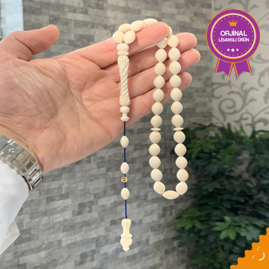 Özel Üretim Oyma İşçilikli Fil Dişi Tesbih,Hayvansal Tesbih Tesbih