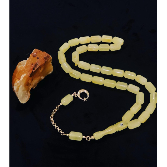 Gold Concept Baltık Naturel Amber Limited Edition Damla Kehribar Tesbih,Damla Kehribar Tesbih