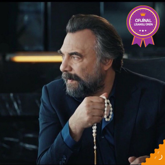 Eşkiya Dünyaya Hükümdar Olmaz Özel Usta İşçilikli Fil Dişi Tespih,Hayvansal Tesbih Tesbih